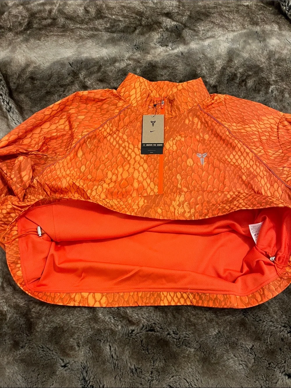 Nike Kobe Bryant Jacket Women's XXL Orange Mamba Pullover Repel Orange 2XL $130